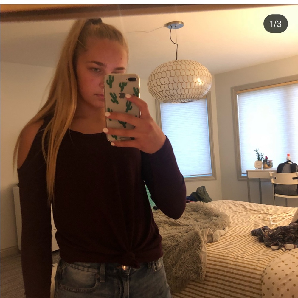 Aerie cold shoulder top